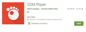 Aplikasi GOM Player