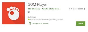 Aplikasi GOM Player