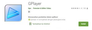 Aplikasi Gplayer