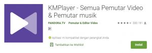 Aplikasi KMPlayer