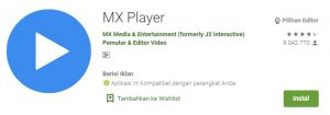 Aplikasi MX Player