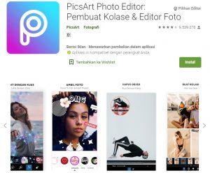 Aplikasi PicsArt