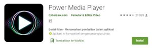 Aplikasi Power Media Player