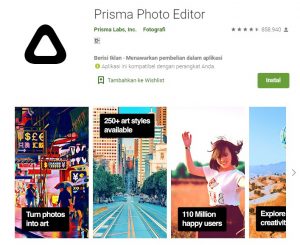 Aplikasi Prisma Photo Editor