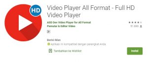 Aplikasi Video Player All Format