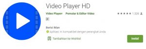 Aplikasi Video Player HD