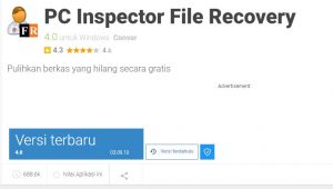 PC Inspectory File Recovery