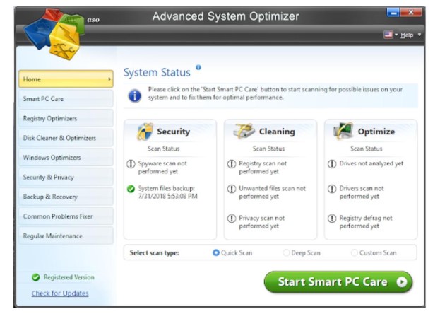 Aplikasi Advanced System Optimizer