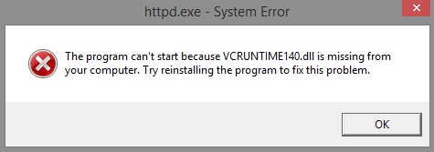 Cara Mengatasi vcruntime140.dll is missing