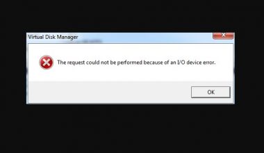 Cara mengatasi perangkat IO error