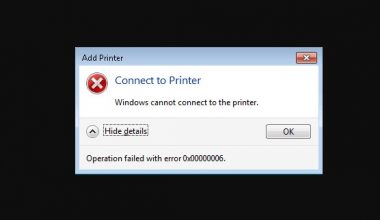 Cara mengatasi windows cannot connect to the printer