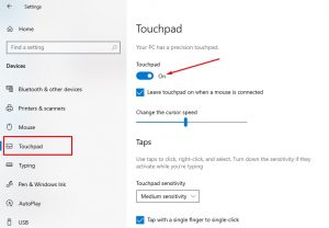 Touchpad Laptop Tidak Berfungsi Windows 10