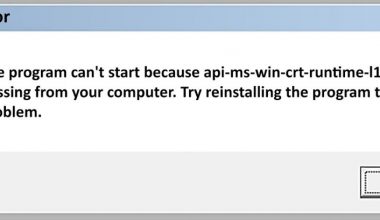 api-ms-win-crt-runtime-l1-1-0.dll is missing