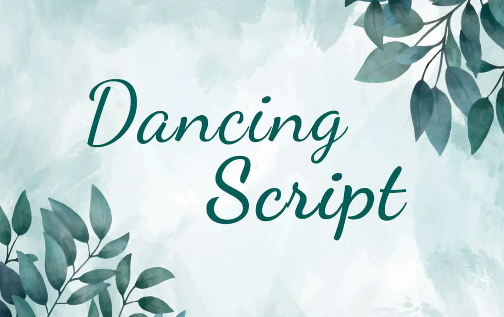 Dancing Script font